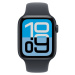 Apple Watch SE 3 (2025) 44mm Temně inkoustový hliník s inkoustovým sportovním řemínkem S/M