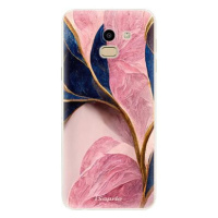 iSaprio Pink Blue Leaves pro Samsung Galaxy J6