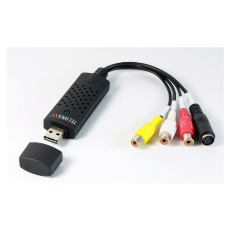 Technaxx USB Video Grabber převod VHS do digitální podoby Černá