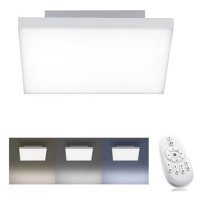 Leuchten Direkt 15550-16 - LED Stmívatelné stropní svítidlo CANVAS LED/17W/230V + dálKové ovládá