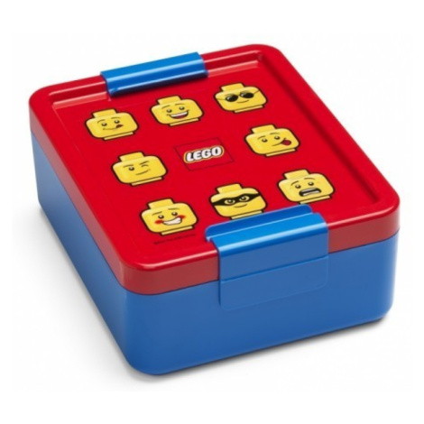 Lego® iconic classic box na svačinu červená-modrá