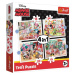 Trefl Puzzle Minnie s přáteli 4v1 (12,15,20,24 dílků)