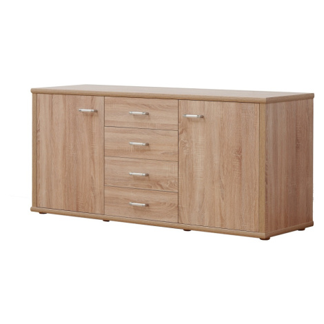 Komoda BMB kombi deluxe imitace dřeva Dekor: Dub Halifax přírodní