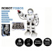 Robot RC FOBOS plast interaktivní chodící 40cm česky mluvící na baterie s USB v krabici 31x45x13