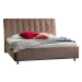 Nadčasová čalouněná postel do každé ložnice Nashville Frame, barva Napoli 04 Quartz, 180x200 cm