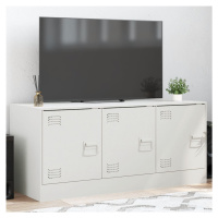 vidaXL TV skříňka bílá 99 x 39 x 44 cm ocel