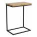 Kasvo PEN (PERINO) odkládací stolek mramor tmavý / černá konstrukce