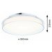 PAULMANN Selection Bathroom LED stropní svítidlo Luena IP44 3000K 230V 16,5W sklo/chrom