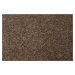Vopi koberce Kusový koberec Eton hnědý 97 kruh - 160x160 (průměr) kruh cm