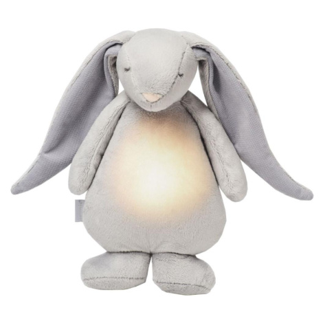 Moonie - Usínáček s melodií a světlem zajíček silver 4554MOO