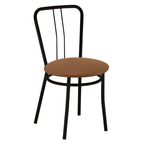 Židle ALBA black V49 hnědá BAUMAX