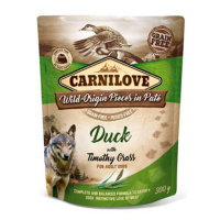 Carnilove Dog Pouch Paté Duck & Timothy Grass 300g