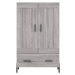 vidaXL Skříň highboard šedá sonoma 69,5 x 31 x 115 cm kompozitní dřevo