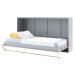 Sklápěcí postel CONCEPT PRO CP-06 šedá, 90x200 cm