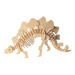 Woodcraft construction kit Woodcraft Dřevěné 3D puzzle Stegosaurus