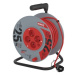 EMOS Prodlužovací kabel na bubnu s pohyblivým středem se 4 zásuvkami 1,0 mm² DULU 25 m červený