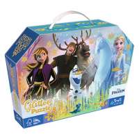 Trefl Puzzle 70 glitter v kufříku - Disney Frozen