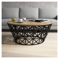 Konferenční stolek Stil Metal Ferforje - Oak