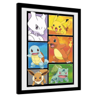 Obraz na zeď - Pokemon - Comic Panels, 30.5x40.6 cm