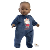 LLORENS - 14247 BABY ZAREB - realistická panenka miminko s měkkým látkovým tělem - 42 cm