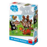 Krtek slaví narozeniny: maxi puzzle 24 dílků - Dino