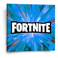 Sablio Obraz FORTNITE modrá - 110x110 cm