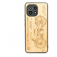 Dřevěné Pouzdro Xiaomi Mi 11 Harley Patent Aniegre