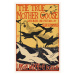Obrazová reprodukce The True Mother Goose (Vintage Cinema / Retro Theatre Poster / Geese) - Blan