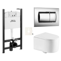 Závěsný wc set do lehkých stěn / předstěnová SAT SIKOJSREX72CR