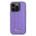 Guess Sequin Script Logo Zadní Kryt pro iPhone 15 Pro Purple