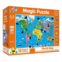 Magické puzzle - Mapa světa