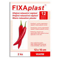 Fixaplast Warm Kapsaicínová hřejivá náplast 12x16 cm 2 ks