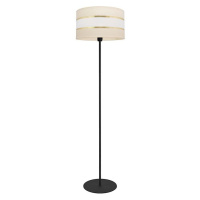 Stojací lampa HELEN 1xE27/15W/230V krémová/černá/zlatá