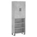 vidaXL Skříň highboard betonově šedá 69,5x34x180 cm kompozitní dřevo