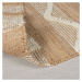 Flair Rugs koberce Kusový koberec Jubilant Medina Jute Natural/Ivory - 160x230 cm