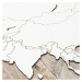 Dřevěná 3D mapa světa s vyznačenými hranicemi států