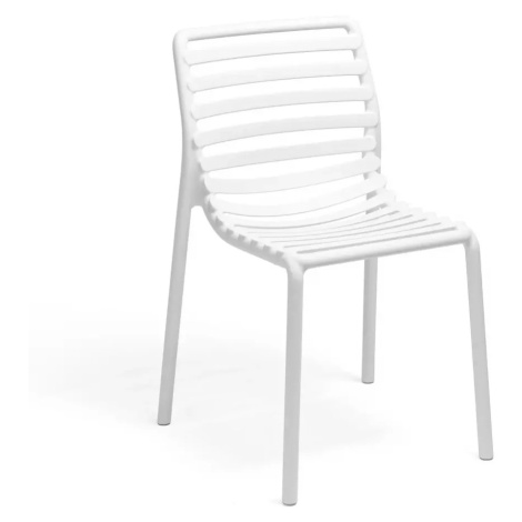 Židle DOGA — plast, bílá, nosnost 200 kg NARDI
