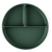 PETITE&MARS Talířek silikonový dělící kulatý Take&Match Misty Green 6m+