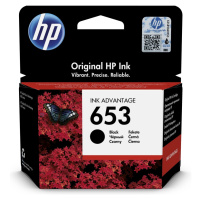 HP 653 Original Ink Advantage Cartridge černá Černá