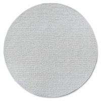 Světle šedý ručně tkaný vlněný kulatý koberec ø 160 cm Francois – Villeroy&Boch