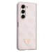 Zadní kryt Guess Leather Triangle Case pro Samsung Galaxy Z Fold5, růžová