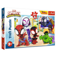 TREFL Spiderman: Spidey a jeho úžasní přátelé MAXI 24 dílků