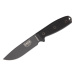 ESEE 4 PTGB Gunsmoke 1095 Black G10, Black Sheath