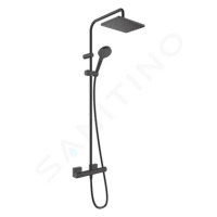 Hansgrohe 26097670 - Sprchový set Showerpipe 230 s termostatem, EcoSmart, matná černá