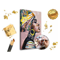 Malování podle čísel PREMIUM GOLD – Žena s turbanem