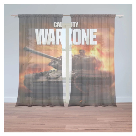 Záclony Call of Duty Warzone - tank: 2ks 150x250cm