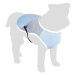 Flamingo Chladící vesta pro psy modro/šedá S 30cm