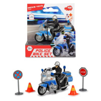 DICKIE - Policejní Motocykl 10 Cm S Příslušenství