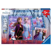 Ravensburger puzzle 050116 Disney Ledové království 2 3x49 dílků