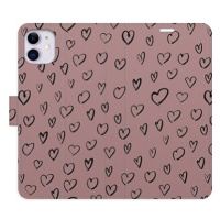 iSaprio Flip pouzdro Heart Dark 02 pro iPhone 11